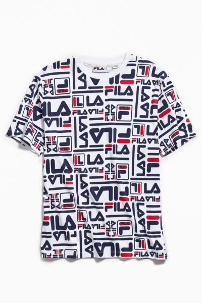 Fila all shop over print tee