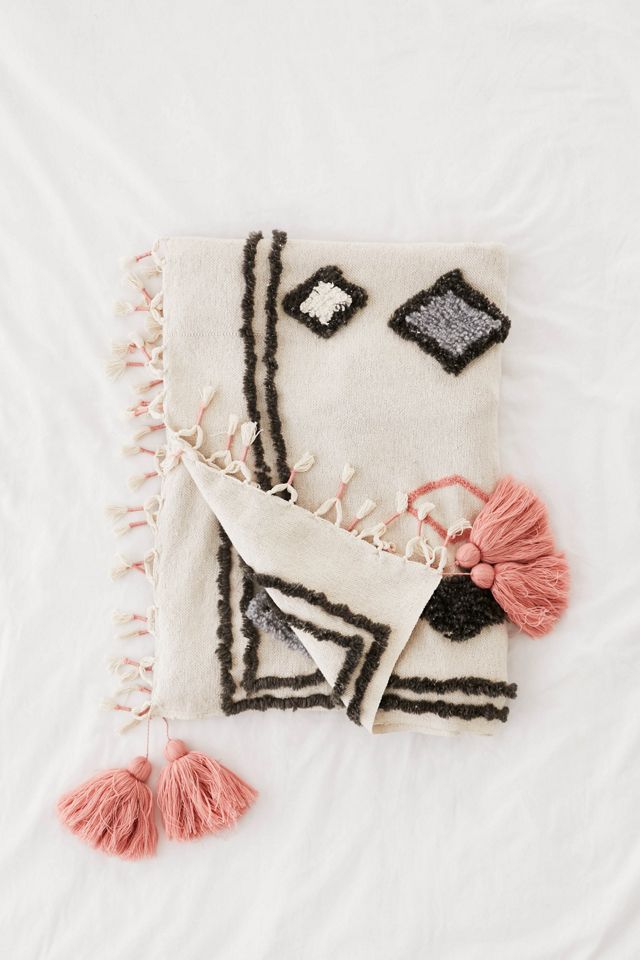 Diamond Tufted Throw Blanket #1