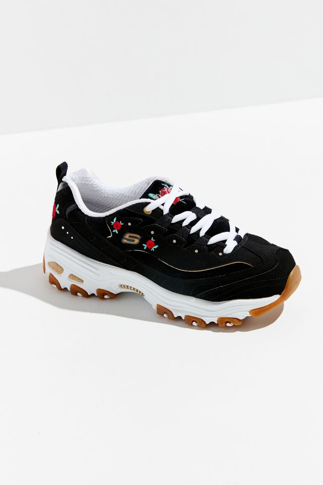 Familiar Siete Dental Skechers D'Lites Rose Blossom Sneaker | Urban Outfitters