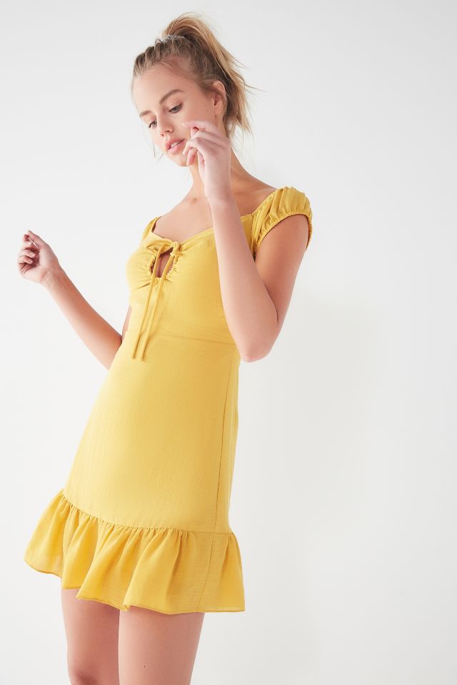 Robe Mini UO Cœur Volants Attache Devant #3