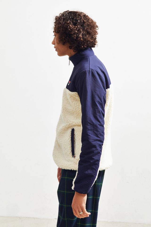 Fila tonetto shop colorblock sherpa jacket