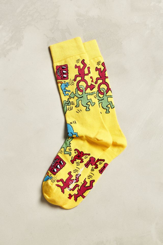 Happy Socks X Keith Haring Allover Sock #1