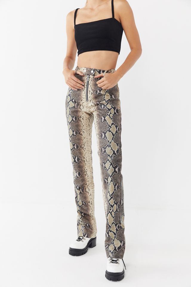 I.AM.GIA Brandy Snakeskin Flare Pant