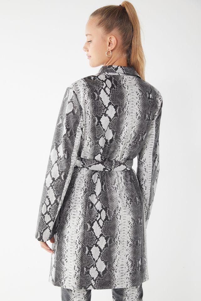 I.AM.GIA Brandy Snakeskin Trench Coat