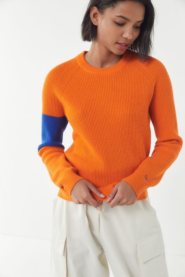 Calvin Klein Jeans Colorblock Crew-Neck Sweater | Urban Outfitters