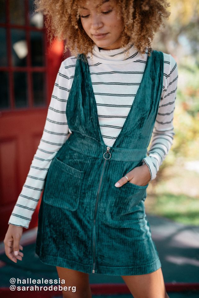 Corduroy pinafore clearance skirt