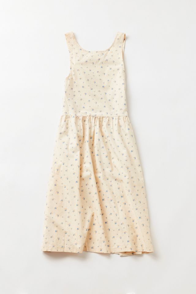 Robe midi à petites fleurs vintage des années 90 #2