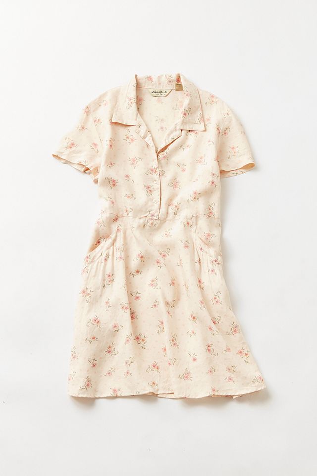 90s linen dress 90s Laura Ashley Plaid Linen Dress-small  La Poubelle Vintage