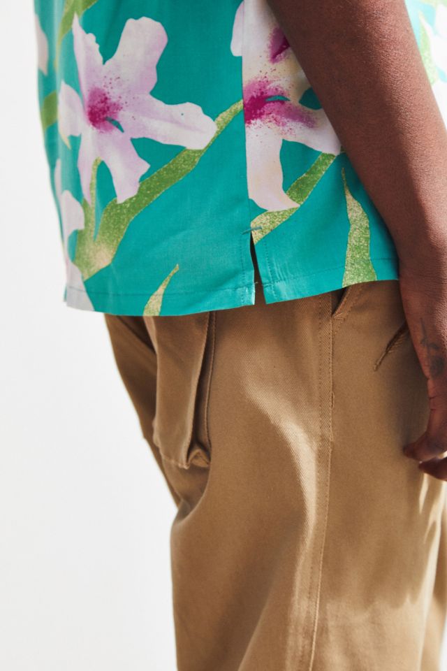 UO Floral Hawaiian Short Sleeve Button-Down Shirt #3