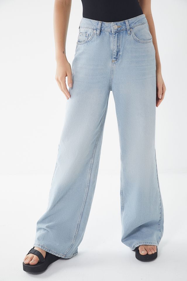 BDG Wide Leg Puddle Jean - Bleached #1