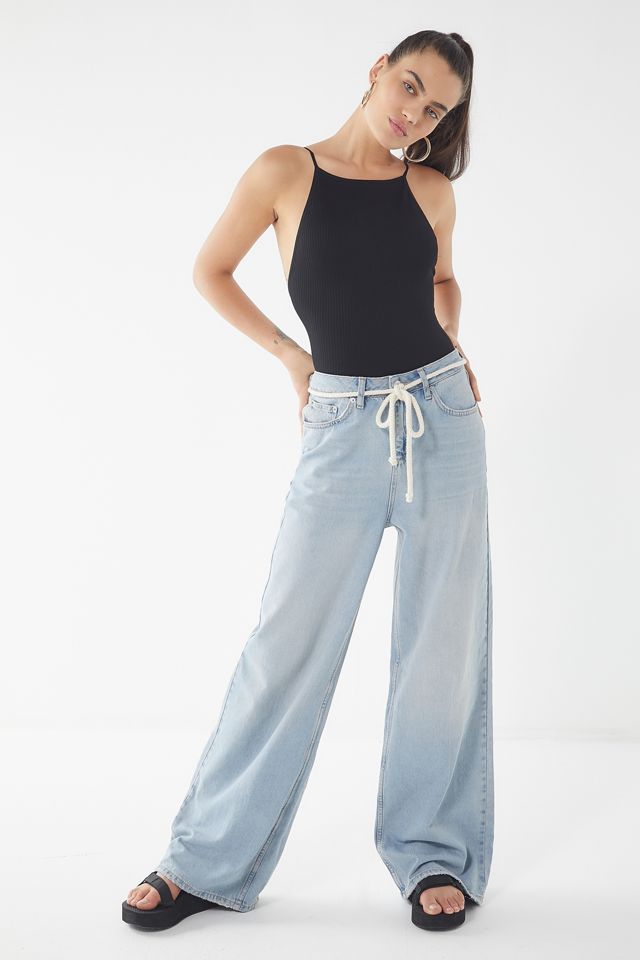 BDG Wide Leg Puddle Jean - Bleached #3