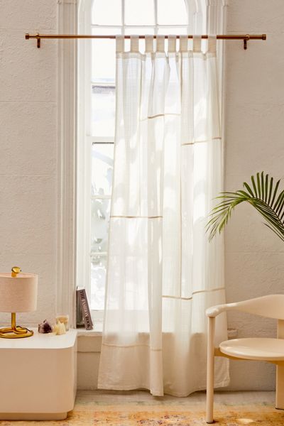 White Curtains | White Sheer + Linen Curtains | Urban Outfitters