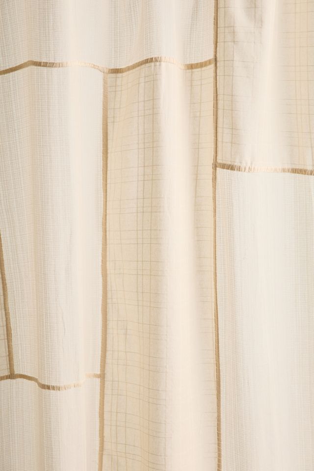 Chloe Patchwork Gauze Curtain Panel #2