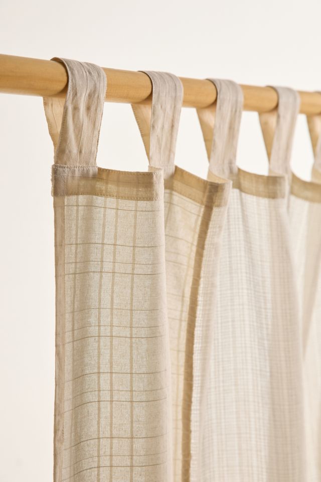 Chloe Patchwork Gauze Curtain Panel #3