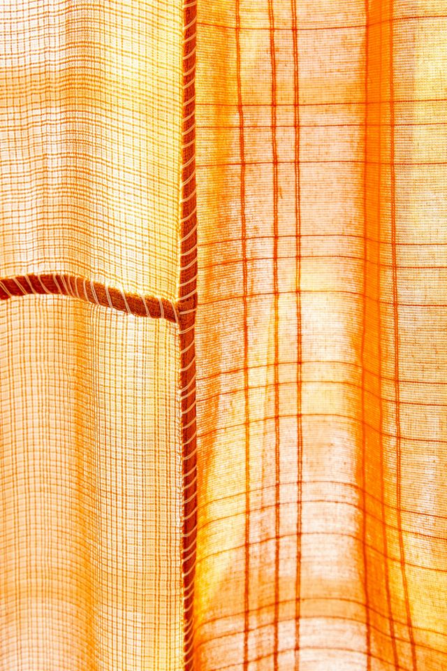 Chloe Patchwork Gauze Curtain Panel #4