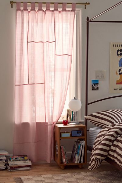Panneau de rideau en gaze patchwork Chloe