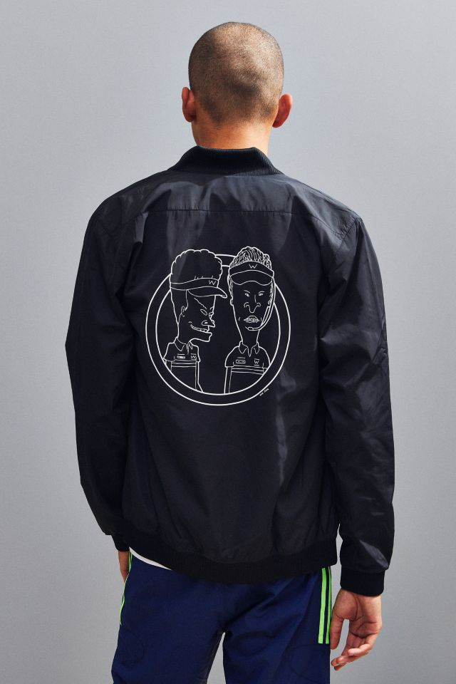 Adidas x beavis store and butthead jacket