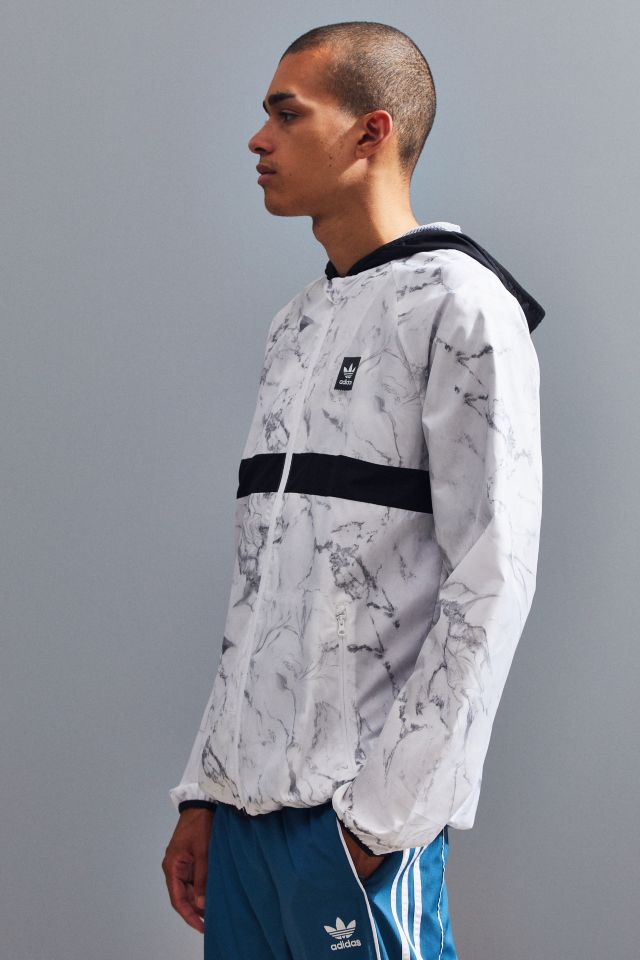 Adidas marble bb packable mens sale windbreaker jacket