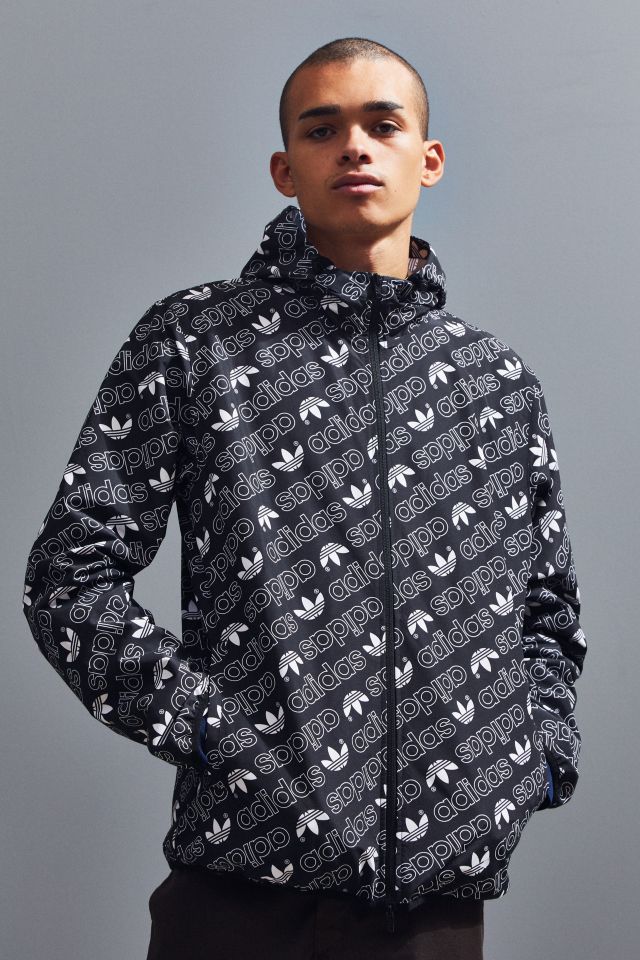 Adidas sale monogram jacket