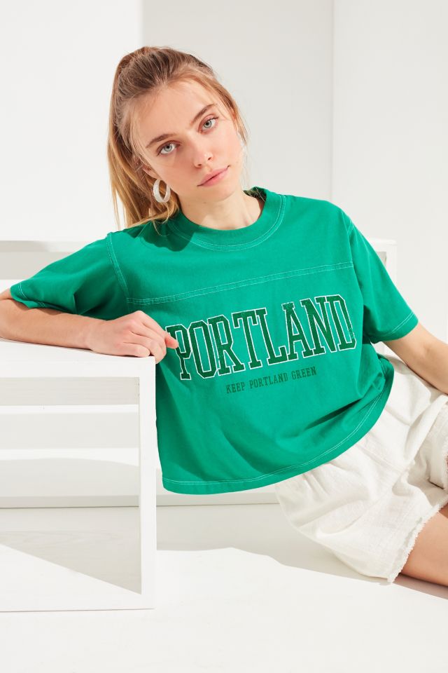 T-shirt Keep Portland Green Truly Madly Deeply #1