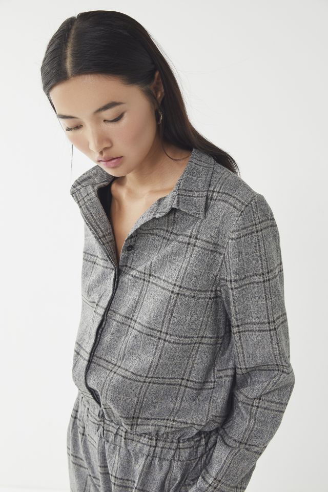 Lucca Couture Dylan Plaid Jumpsuit #1