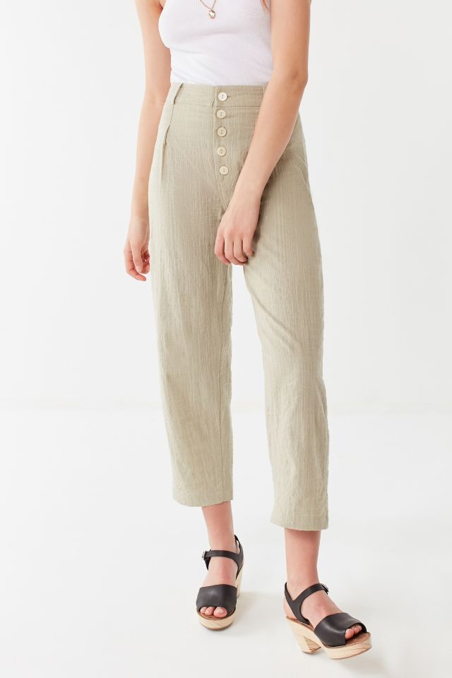 UO Maria Tapered Trouser | Urban Outfitters