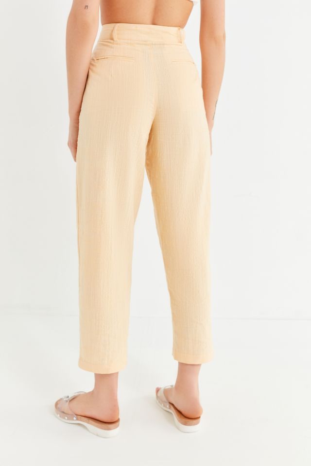 UO Maria Button-Fly Tapered Trouser #1