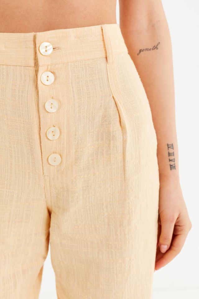 UO Maria Button-Fly Tapered Trouser #2