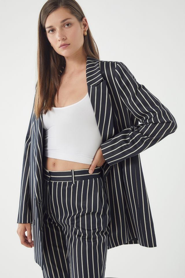 Just Female Laurent Pinstripe Blazer