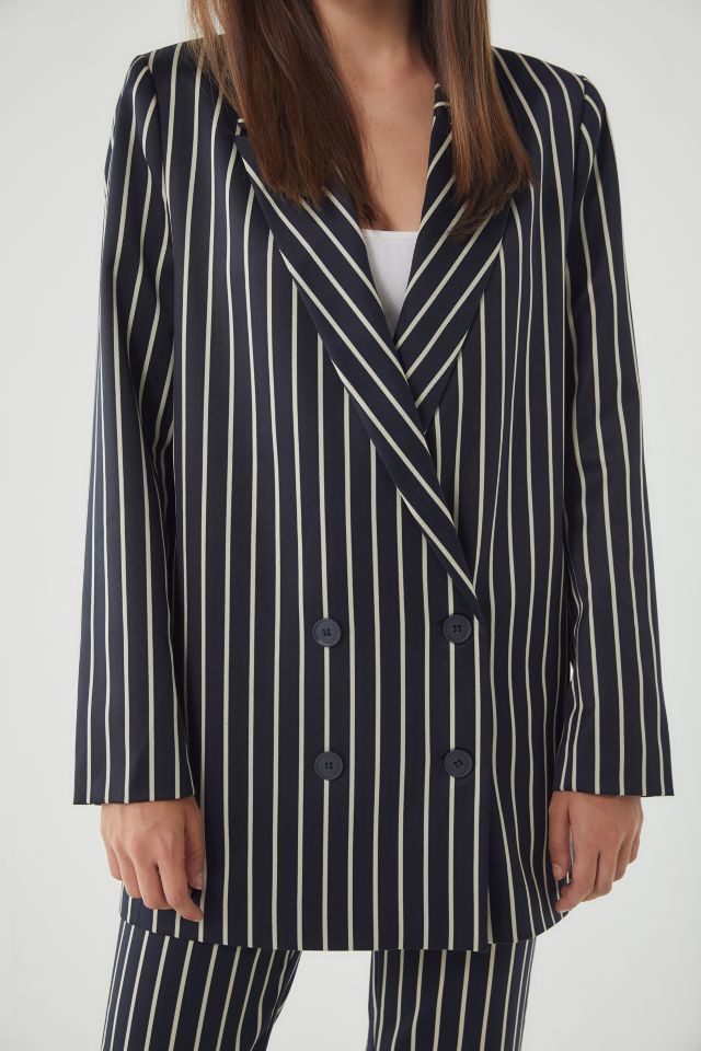 Just Female Laurent Pinstripe Blazer #3