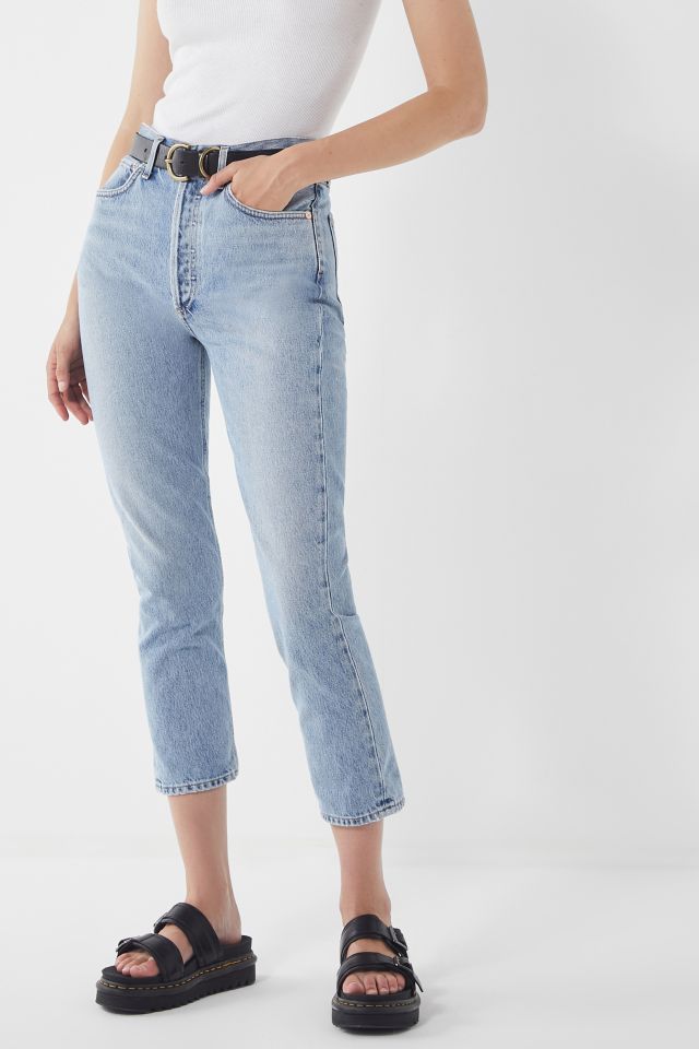 AGOLDE Riley High Rise Cropped Jean Renewal