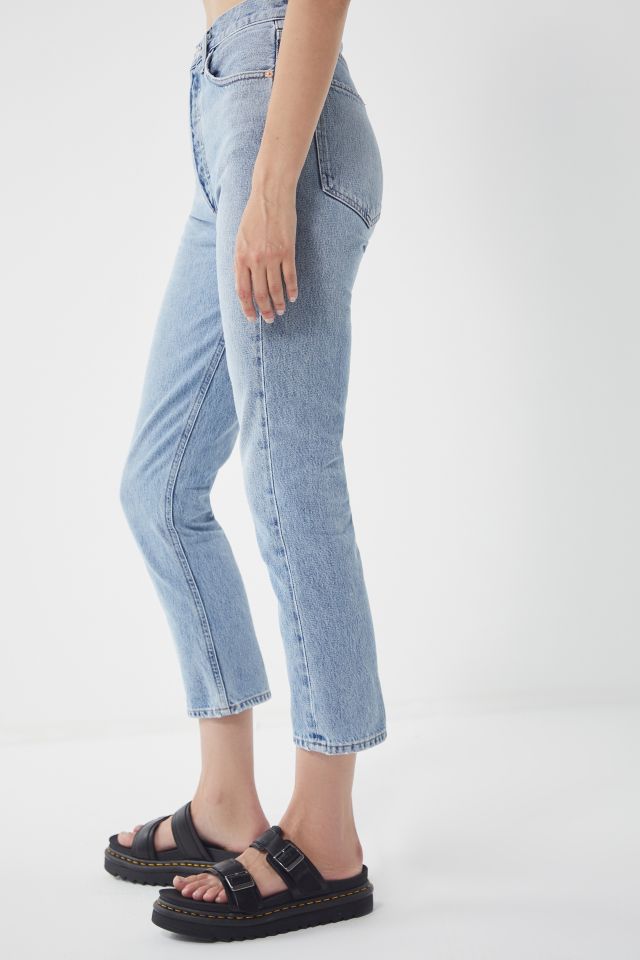 AGOLDE Riley High Rise Cropped Jean Renewal