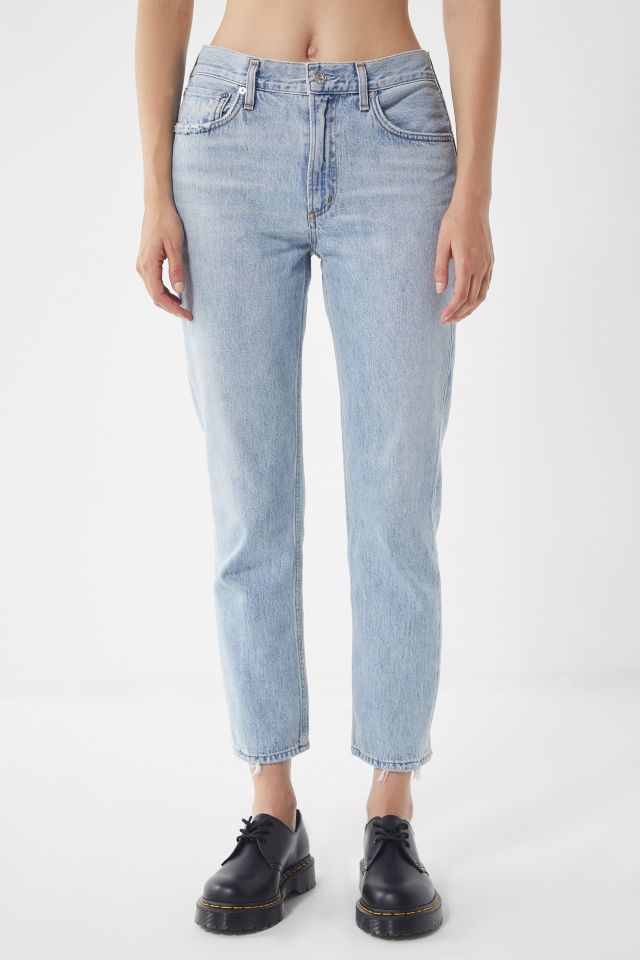 AGOLDE Cigarette Mid-Rise Straight Leg Jean - Suburbia
