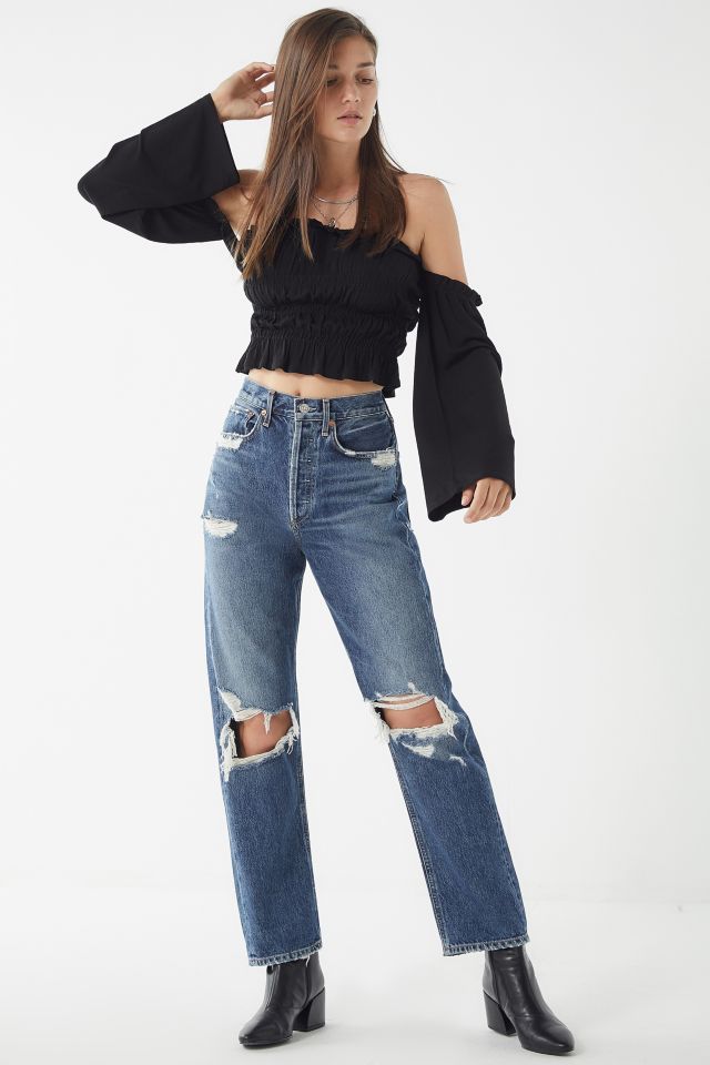 AGOLDE 90s High Rise Loose Fit Jean Psyche