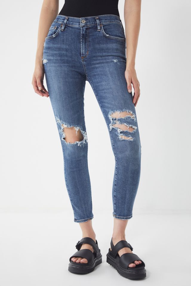 AGOLDE Sophie High-Rise Skinny Jean - Spite | Urban Outfitters