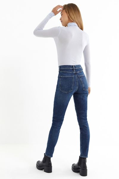 AGOLDE Roxanne Super High Rise Skinny Jean Freeway