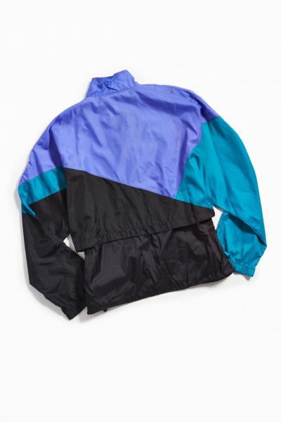 teal and purple nike jacket