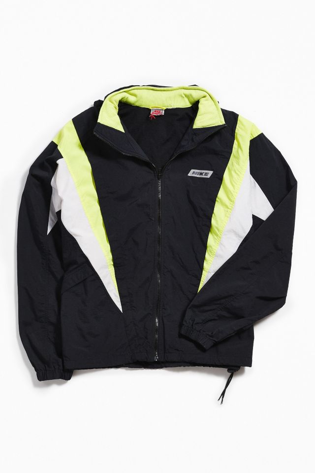 Nike black and hot sale white windbreaker