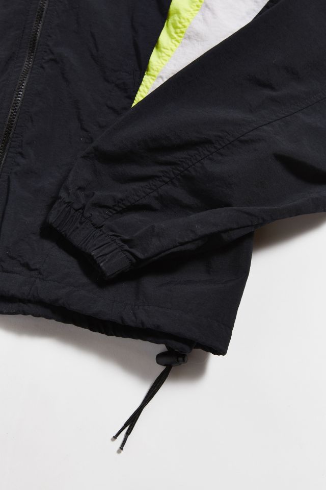Vintage Nike Black + Lime Windbreaker Jacket #2