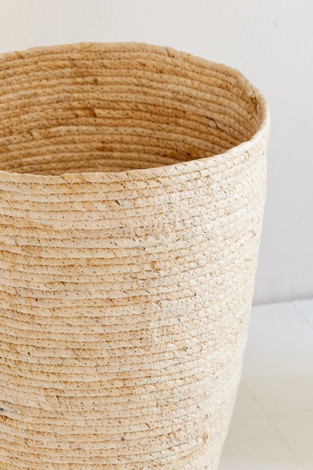 Lydia Woven Trash Can #1