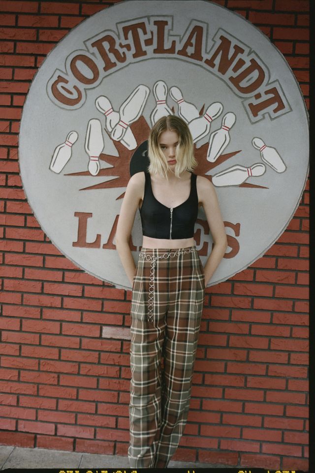 UO Plaid Cocoon Trouser Pant #1