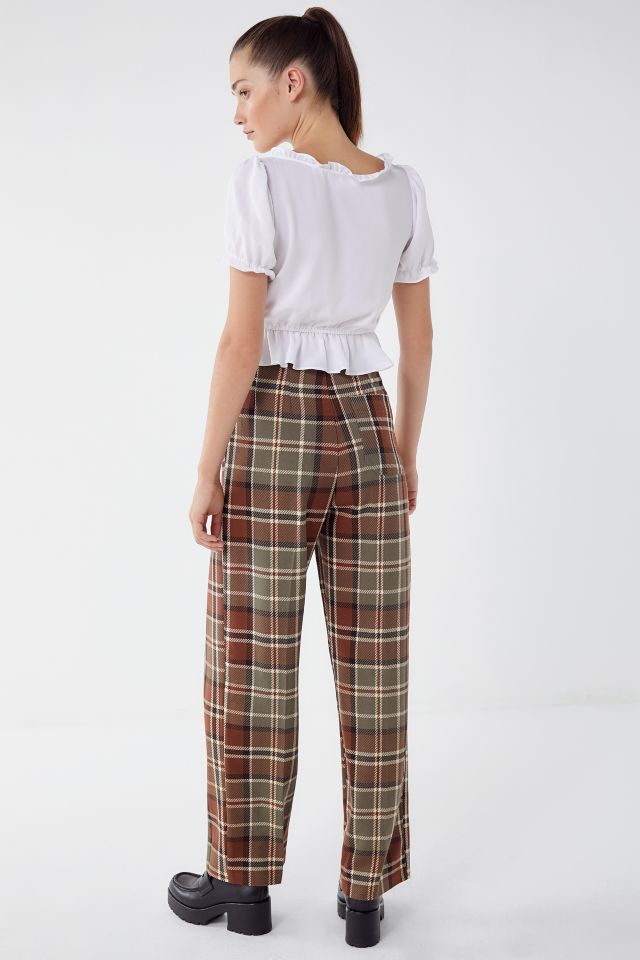 UO Plaid Cocoon Trouser Pant #2