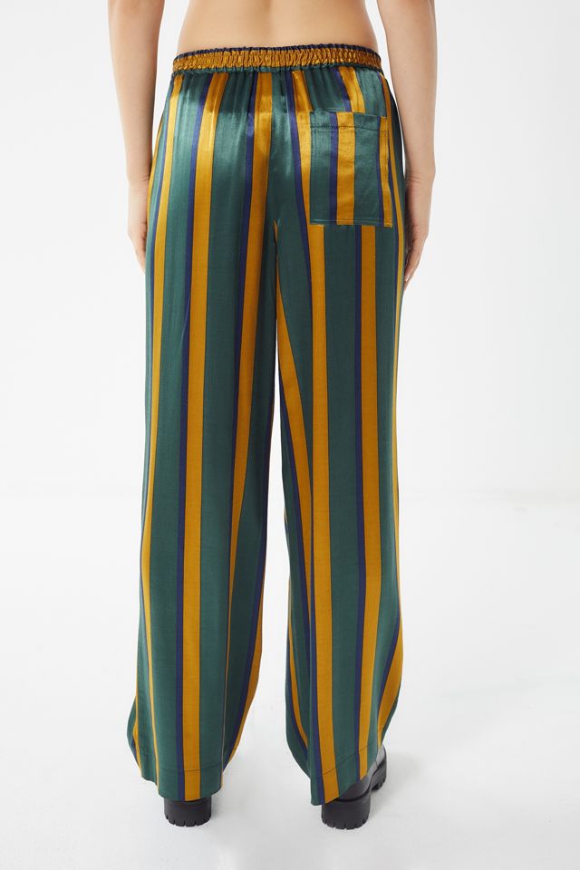 UO Striped Satin Puddle Pant #2