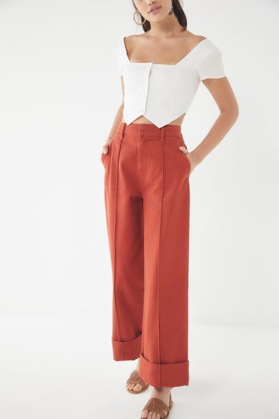 BDG Urban Outfitters Deep Cuff Wide Leg Pants, $47