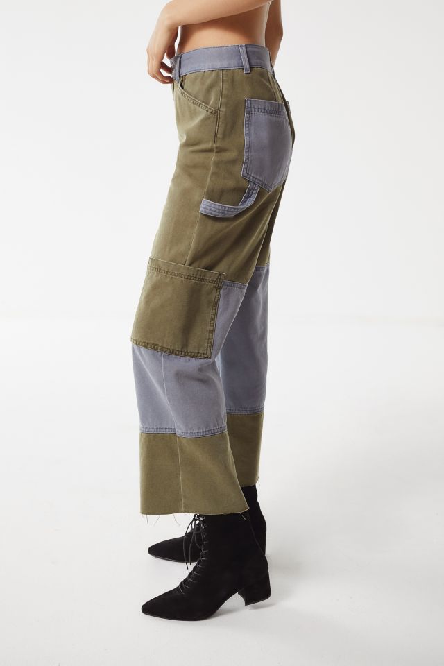 UO Patchwork Cropped Utility Pant #3