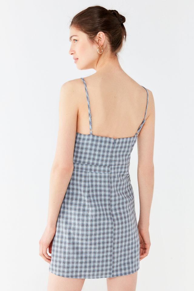 UO Emma Plaid Mini Dress #2