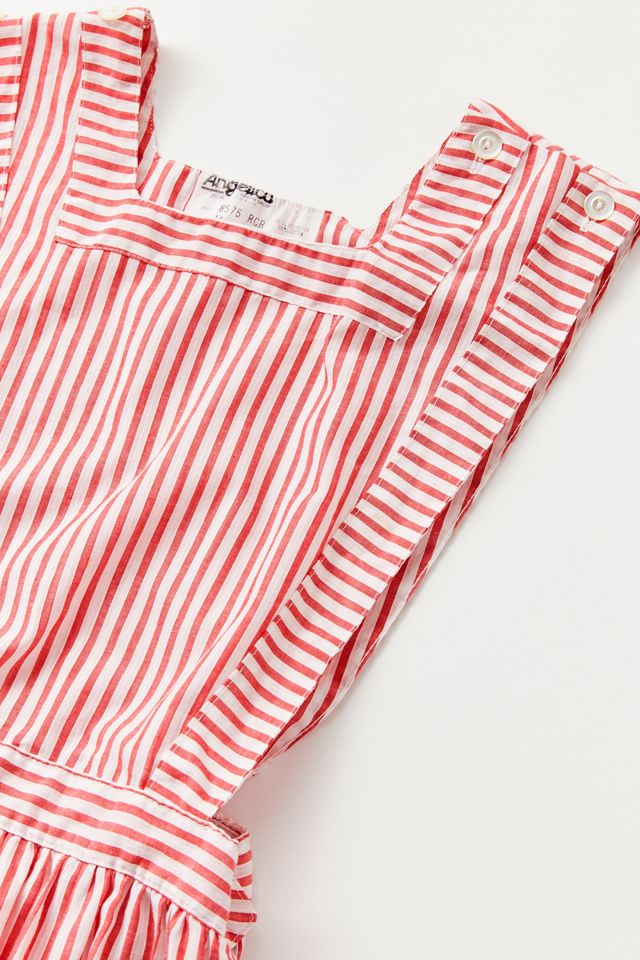Vintage '90s Stripe Apron Dress | Urban Outfitters