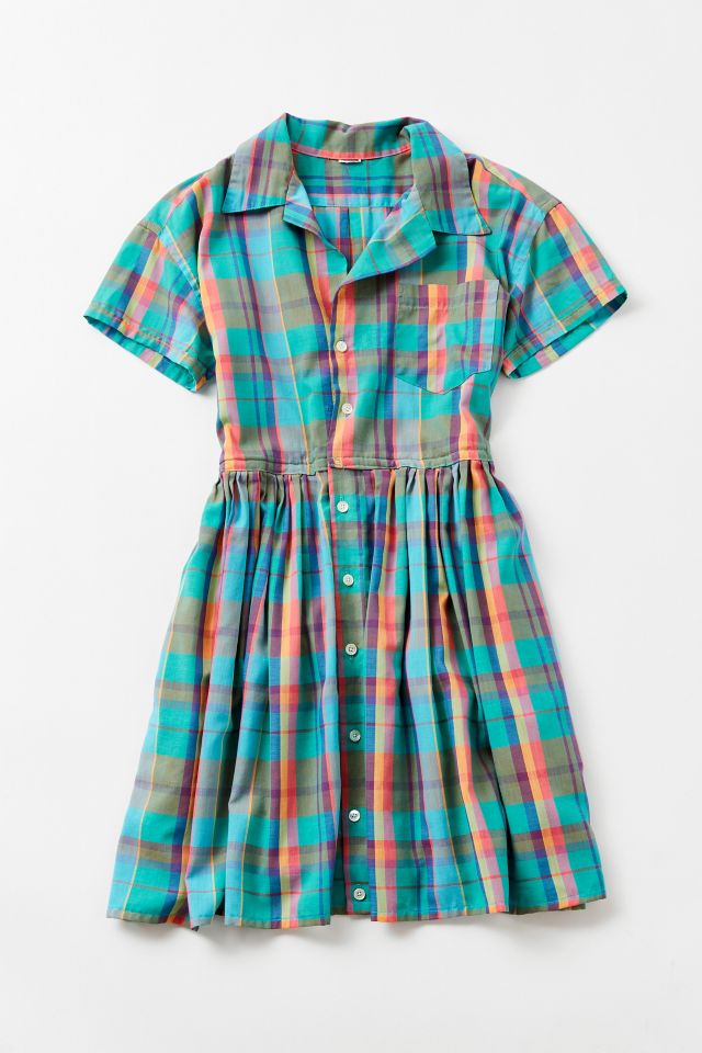 Vintage ‘90s Plaid Babydoll Dress