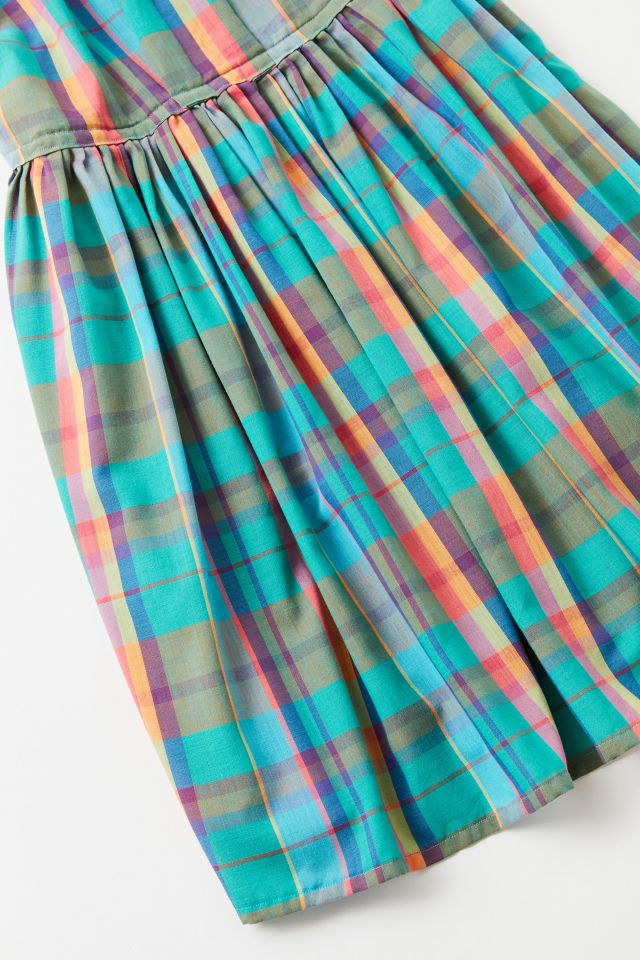 Vintage ‘90s Plaid Babydoll Dress #3