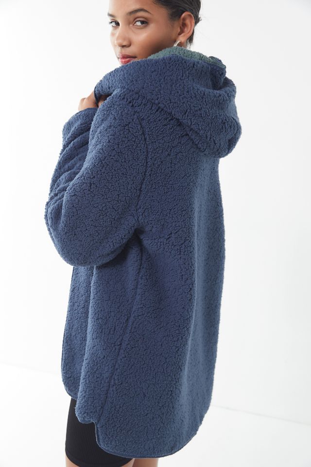 UO Carmella Cozy Reversible Teddy Jacket #3